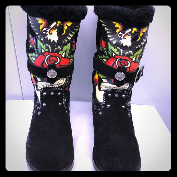 ed hardy boots